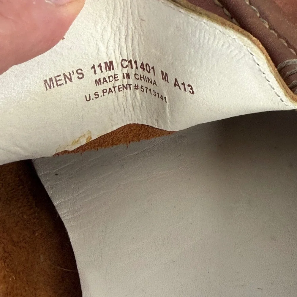Cole Haan Mens Gunnison Driver Tan Leather Loafers C11401 Size 11M